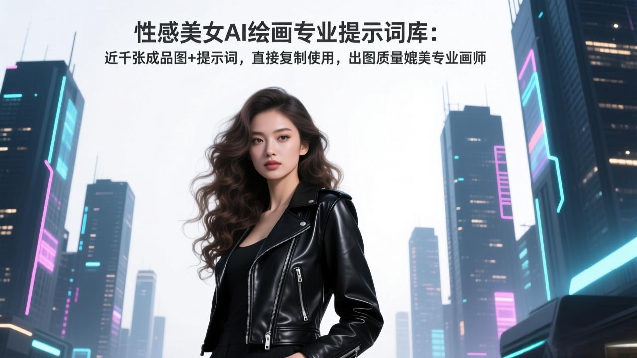 （17262期）性感美女AI绘画专业提示词库：近千张成品图+提示词，直接复制使用，出图质量媲美专业画师凯哥轻创网-轻创网-创业网-网创项目资源站-副业项目-创业项目-搞钱项目凯哥轻创网